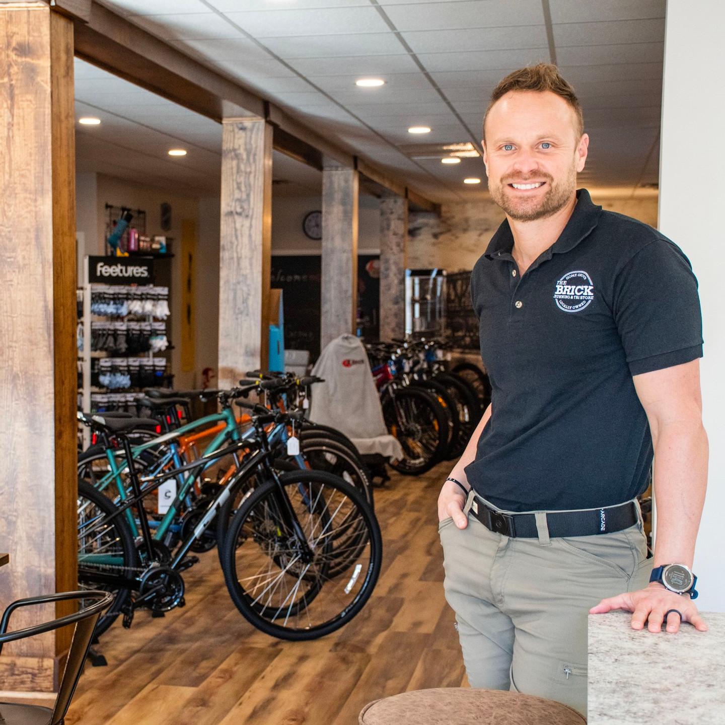 Adam Jones at The Brick Running & Tri Store