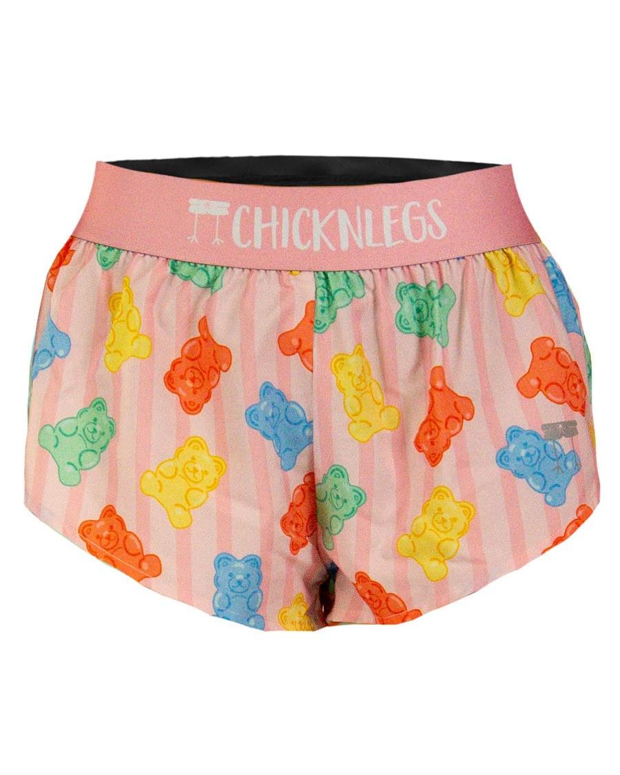 ChicknLegs Gummy Bears split running shorts